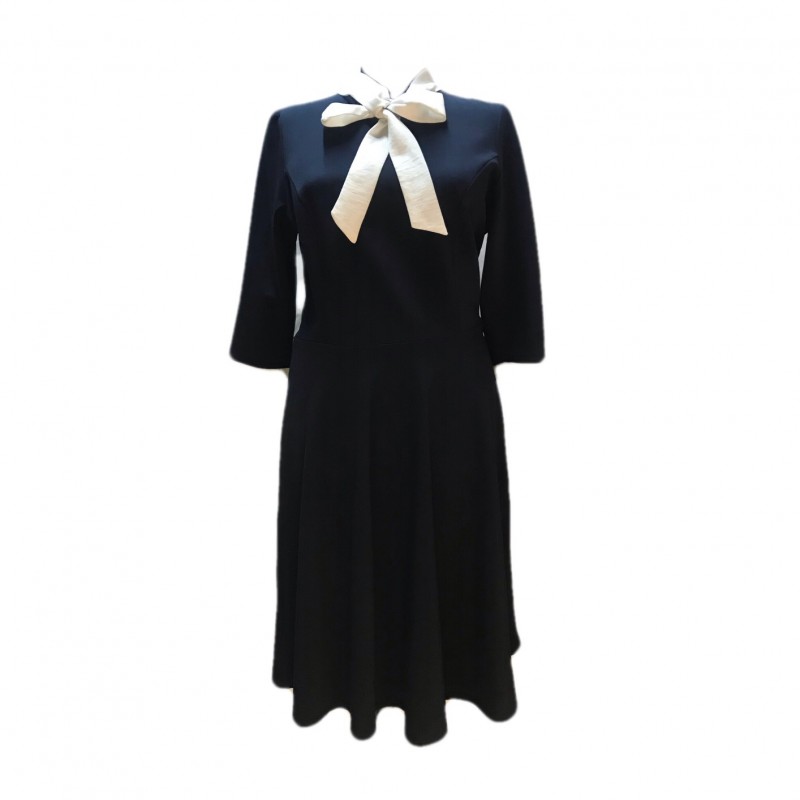 Rochie din tricot cu funda, Ale