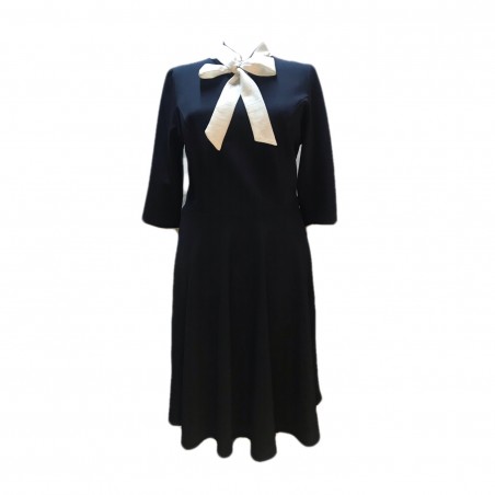 Rochie din tricot cu funda, Ale