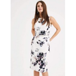 Rochie office cu flori, 05
