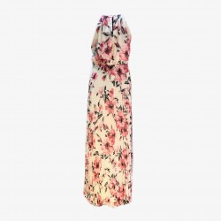 Rochie lunga, cu motiv...